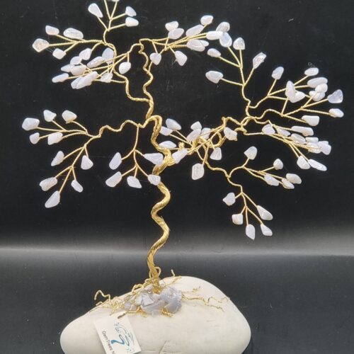 Blue Lace Agate GemTree - June Birthstone