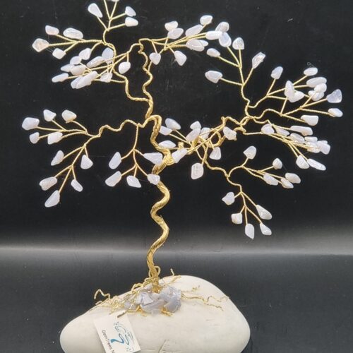 Blue Lace Agate GemTree - June Birthstone